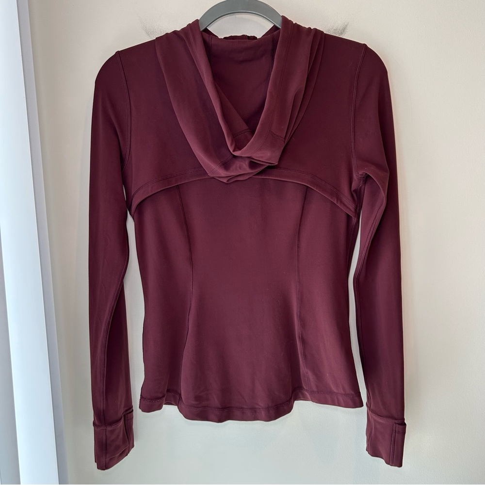 Lululemon Hooded Define Jacket *Nulu Cassis Size 8 - Picture 12 of 13